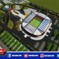 Petikan gambar pembangunan stadion di Sampang.