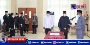Lantik Sejumlah Pejabat, Bupati Aceh Selatan Berikan Warning