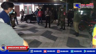 Tekan Penyebaran Covid-19, Polsek Krembangan Gelar Razia Warung Pelanggar PPKM