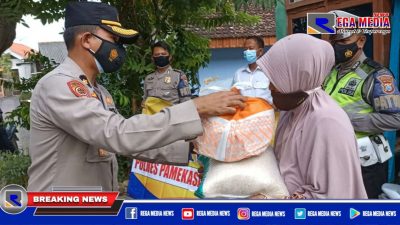 Polres Pamekasan Lakukan Bakti Sosial, Sasar Masyarakat Kurang Mampu