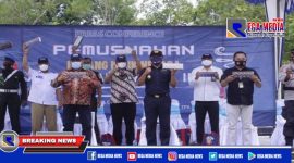 Kegiatan sosialisasi DBHCHT yang dilakukan Dinas PMD Pamekasan
