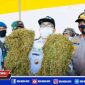 Ket: Bupati Pamekasan Baddrut Tamam bersama Forkopimda saat mengunjungi salah satu pabrik tembakau