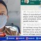 Kadiskominfo Sampang Amrin Hidayat (kanan), screenshot pesan WhatsApp yang sempat viral (kanan).