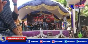 Di Sampang, Orkes Dangdut Berlangsung Meriah Ditengah PPKM Darurat