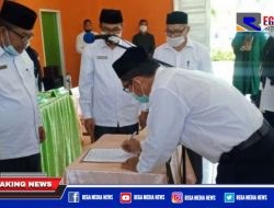 Kakankemenag Aceh Selatan Lantik 25 Kepala Madrasah