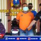 Tersangka inisial BP dan barang buktinya diamankan di Mapolsek Sukomanunggal.