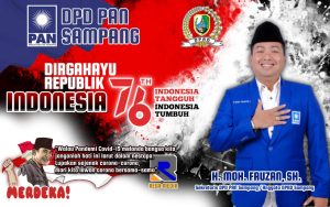 H. Moh Fauzan Anggota DPRD Sampang:  Dirgahayu Republik Indonesia Ke 76