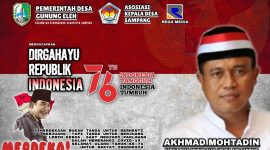 Ketua Asosiasi Kepala Desa Sampang / Kepala Desa Gunung Eleh (Akhmad Mohtadin).