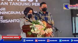 AKBP Ganis Setyaningrum saat menyampaikan sambutannya dalam kegiatan pisah sambut secara virtual.