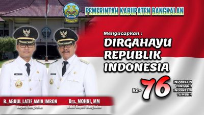 Pemkab Bangkalan: Dirgahayu Republik Indonesia Ke 76