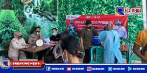 Vaksinasi Nelayan Sontoh Laut Surabaya