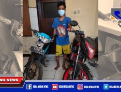 Pemuda Sidonipah Nekat Curi Motor Sendirian