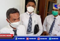Moch. Fauzan Ja'far saat diwawancara usai ditetapkan sebagai Dirut PT. Perseroda.