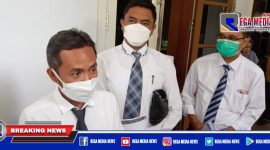 Moch. Fauzan Ja'far saat diwawancara usai ditetapkan sebagai Dirut PT. Perseroda.