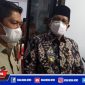 Caption: Kepala BPN/ATR Bangkalan, (Moh. Tansri) bersama Wakil Bupati Bangkalan (Mohni) saat di wawancara awak media.
