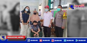 Tinjau Vaksinasi, Polsek Sukolilo Imbau Warga Waspada 3C