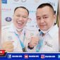 alm. Safor Madianto (kiri) bersama Mohammad Fauzan (kanan) saat acara Musda di Grand Mercure 1 Juni 2021.