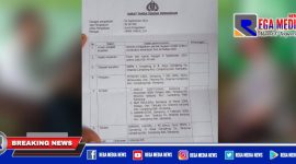 Tanda bukti terima laporan/pengaduan dari Polres Sampang.