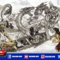 Sketsa legenda Tapak Tuan Tapa, di Kabupaten Aceh Selatan.