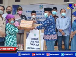 Puluhan Warga Desa Gunung Rancak Robatal Menerima Bantuan Perlengkapan Usaha