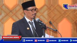 Bupati Aceh Selatan (Tgk Amran) saat mengajak DPRK Aceh Selatan sukseskan vaksinasi Covid-19.