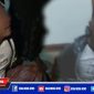 Terduga pelaku curanmor yang mengalami gangguan jiwa saat ditangkap warga dan diamankan ke Mapolres Sampang.