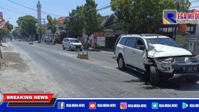 Pembatas Jalan di Sampang Nyaris Makan Korban