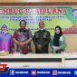 Caption: ketua terpilih, sekretaris dan bendahara, Kelompok KTNA Provinsi Gorontalo masa bakti 2021-2026, saat foto bersama usai Rembuk Paripurna Kelompok KTNA Tingkat Provinsi Gorontalo, di Gedung Serbaguna Kantor Balintan Dinas Pertanian Provinsi Gorontalo.