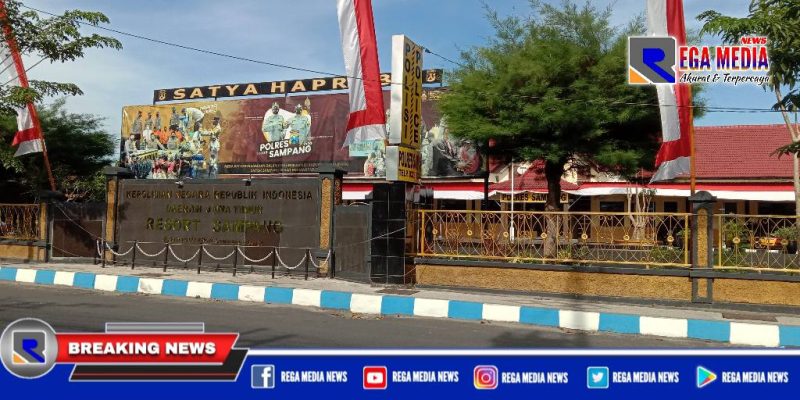 Caption: Mapolres Sampang, Jl. Jamaluddin No.2, Sampang, Madura.