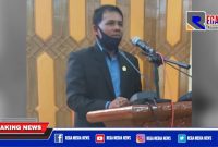 Caption: ketua fraksi Demokrat DPRK Aceh Selatan (Baital Mukadis).
