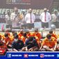 Caption: Polres Pelabuhan Tanjung Perak gelar konferensi pers ungkap kasus kriminal dan narkoba.