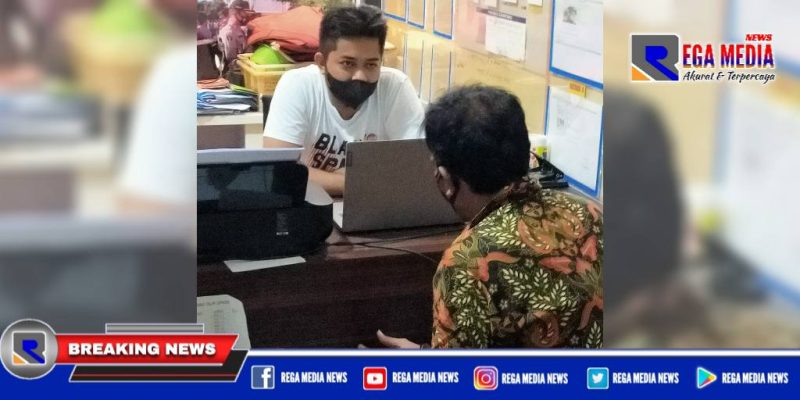Caption: tersangka pencabulan inisial S saat dilakukan penyidikan di ruang Unit PPA Satreskrim Polres Sampang.