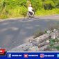 Caption: lokasi hilangnya kabel Penerangan Jalan Umum (PJU) di Desa Bilaporah, Bangkalan.