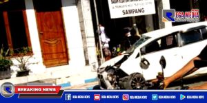 Kantor Bakesbangpol Sampang Nyaris Disruduk Mobil