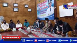Caption: Bupati Bangkalan saat serap aspirasi semalam bersama Ra Latif.