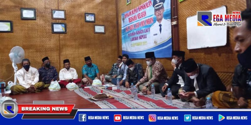 Caption: Bupati Bangkalan saat serap aspirasi semalam bersama Ra Latif.