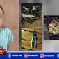 Caption: tersangka inisial (RJ) dan barang buktinya diamankan di Mapolsek Kenjeran.