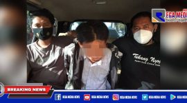 Caption: tersangka inisial (MH) saat diamankan Tim Demit Satreskrim Polres Sampang.