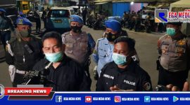 Caption: Kabag Bin Ops Ditreskoba Polda Jatim (AKBP Syamsul Makali), saat diwawancara awak media.