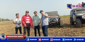 Bupati dan Wabup Sampang Survei Lokasi Jalan Lingkar Selatan