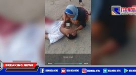 Caption: screen shot video viral pria bersimbah darah di wilayah Kecamatan Ketapang, Sampang.
