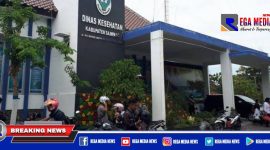 Caption: Kantor Dinas Kesehatan dan KB Kabupaten Sampang.