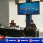 Caption: saat berlangsungnya sosialisasi bea cukai bersama awak media di aula kantor Diskominfo Sampang.