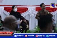 Caption: Ketua DPR RI (Puan Maharani) tampak berdampingan dengan Presiden RI (Joko Widodo).