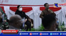 Caption: Ketua DPR RI (Puan Maharani) tampak berdampingan dengan Presiden RI (Joko Widodo).