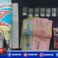 Caption: tersangka inisial HK dan barang buktinya diamankan di Mapolrestabes Surabaya.