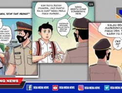 Sosialisasikan Prokes Melalui Gambar Kartun