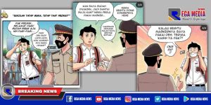 Sosialisasikan Prokes Melalui Gambar Kartun