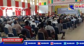 Caption: saat berlangsungnya acara Rateub Siureube di gedung Rumoh Agam Tapaktuan.