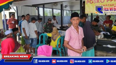 Warga Desa Ketapang Timur Sampang Antusias Ikuti Vaksinasi Massal